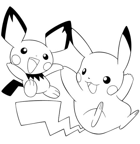 pichachu coloring pages|Pikachu Coloring Pages (Free PDF Printables)